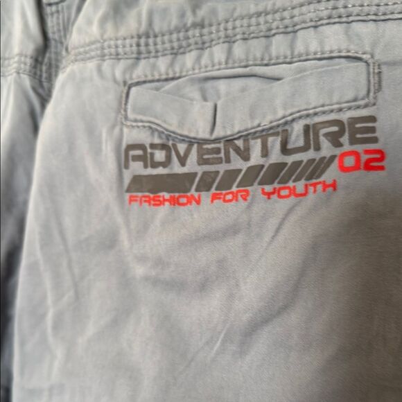 Boys 13-14 Blue Casual Pants elastic waist with drawstring NWOT - Picture 6 of 9